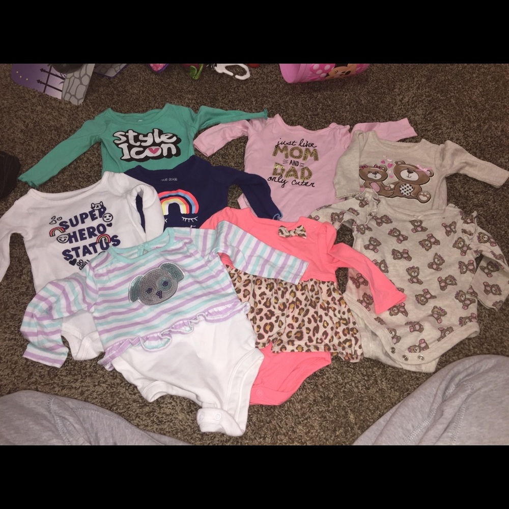 Baby girl long sleeves 0-3/3-6